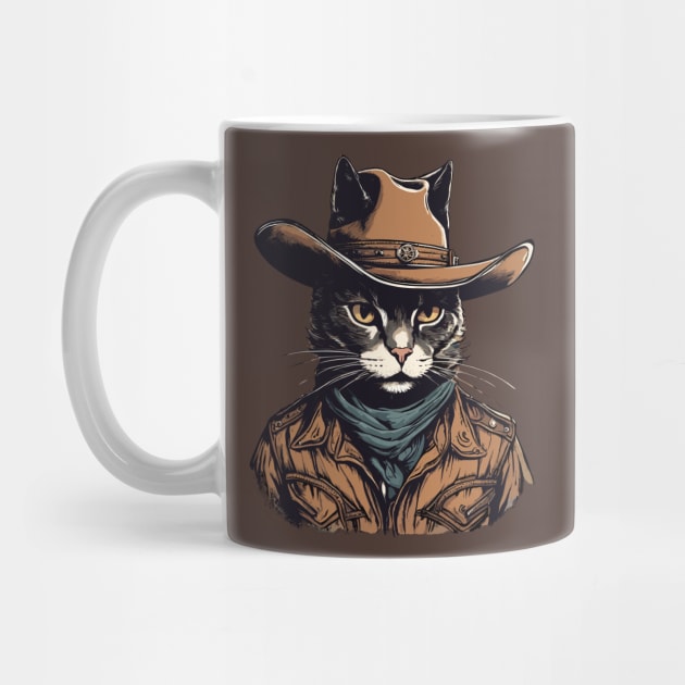 Cowboy Cat by Ray Crimson